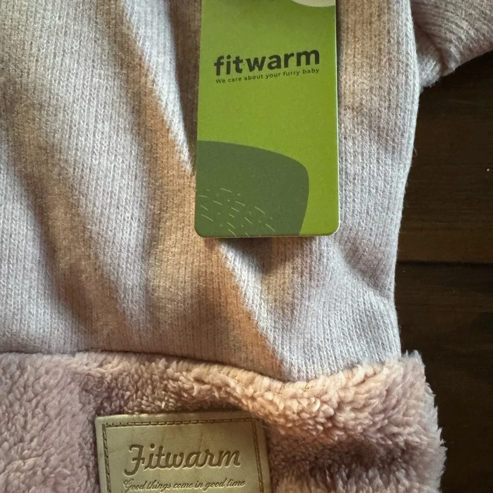 Fitwarm Turtleneck Knitted Dog Sweater Puppy Pajamas Thermal Winter Nwt Pink XXL